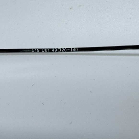 ELEGANCE EL217 Eyeglasses Frames Half Rim Silver Blue 49-20-140 H14352 - Picture 8 of 9